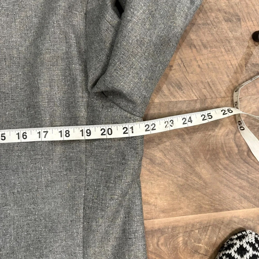 Vintage Y2K Jos. A. Bank Blazer Men 42R Grey Signature Tailored Tweed Sport Coat